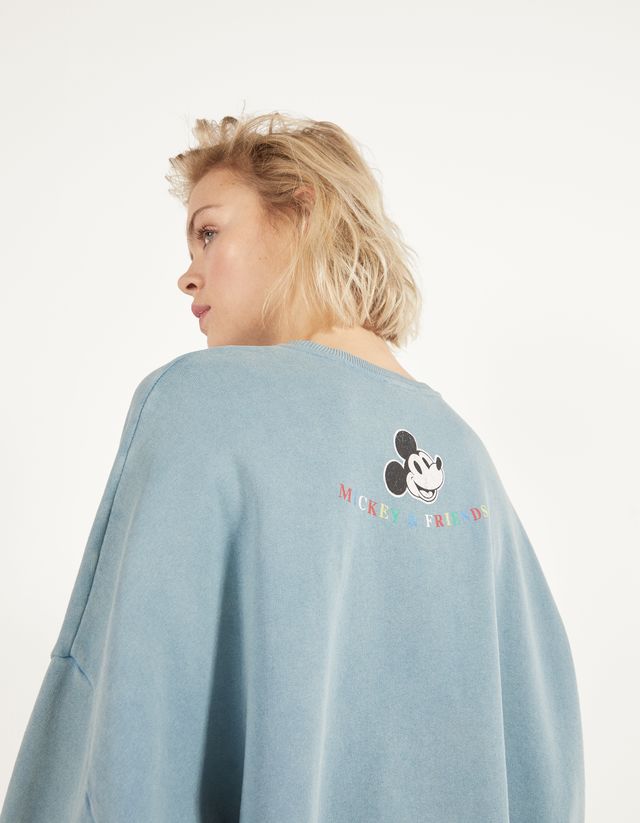Mickey Mouse print hoodie - Woman | Bershka