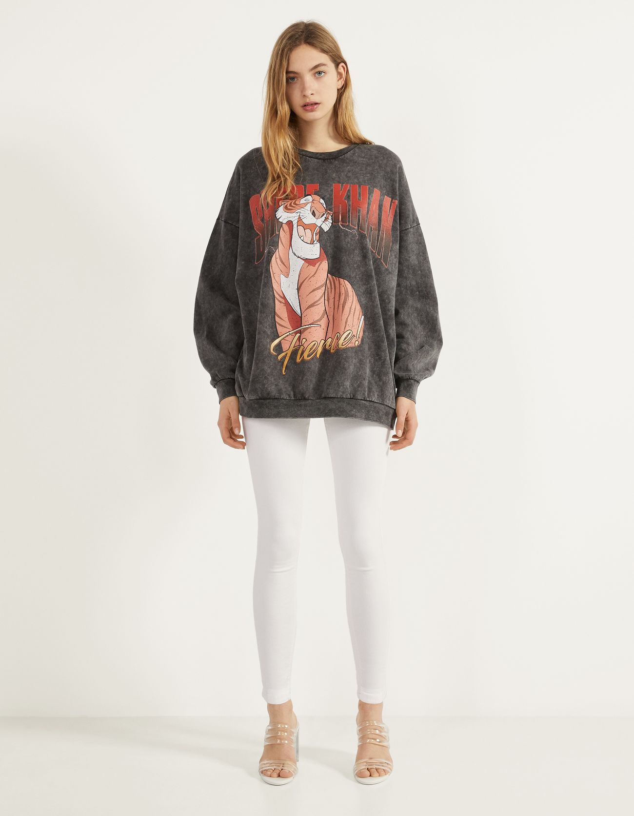Bershka The Jungle Book baskılı sweatshirt 4 Bershka The Jungle Book baskılı sweatshirt 5