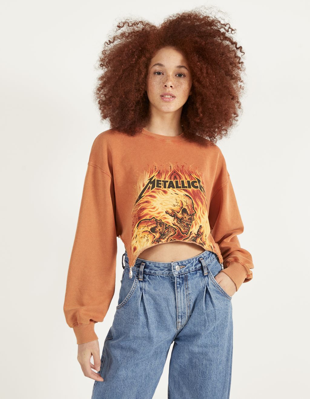 Metallica sweatshirt - null - Bershka Poland