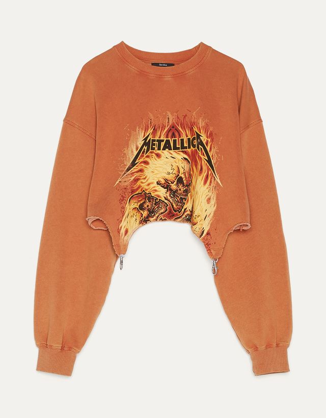 Metallica sweatshirt - Woman | Bershka