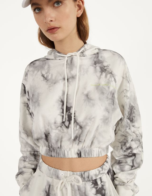 bershka tie dye sweatshirt