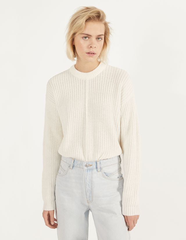Bisiklet Yaka T Shirt Tisort Bershka Turkey