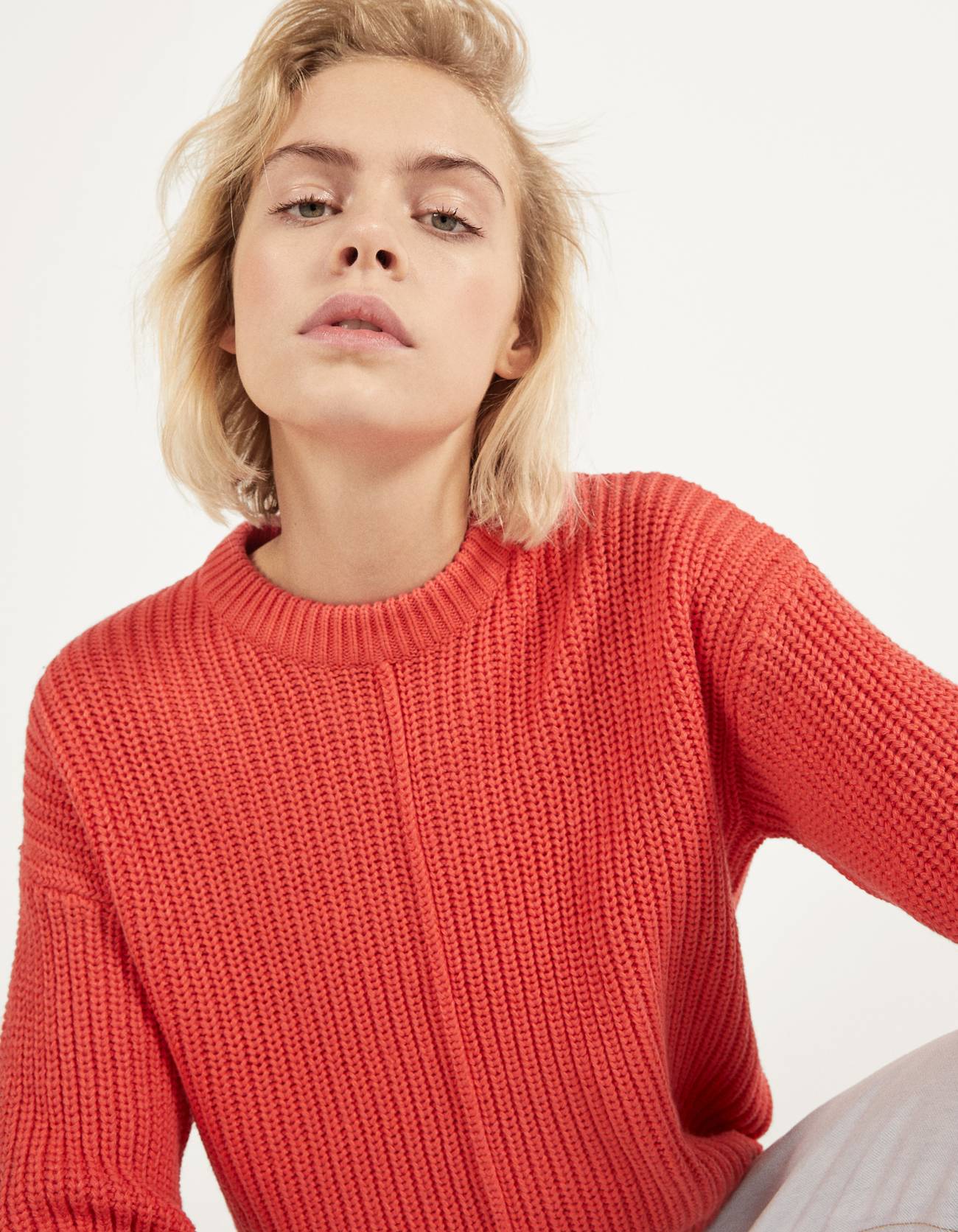 Bisiklet Yaka Oversize Kazak Pantolon Bershka Turkey