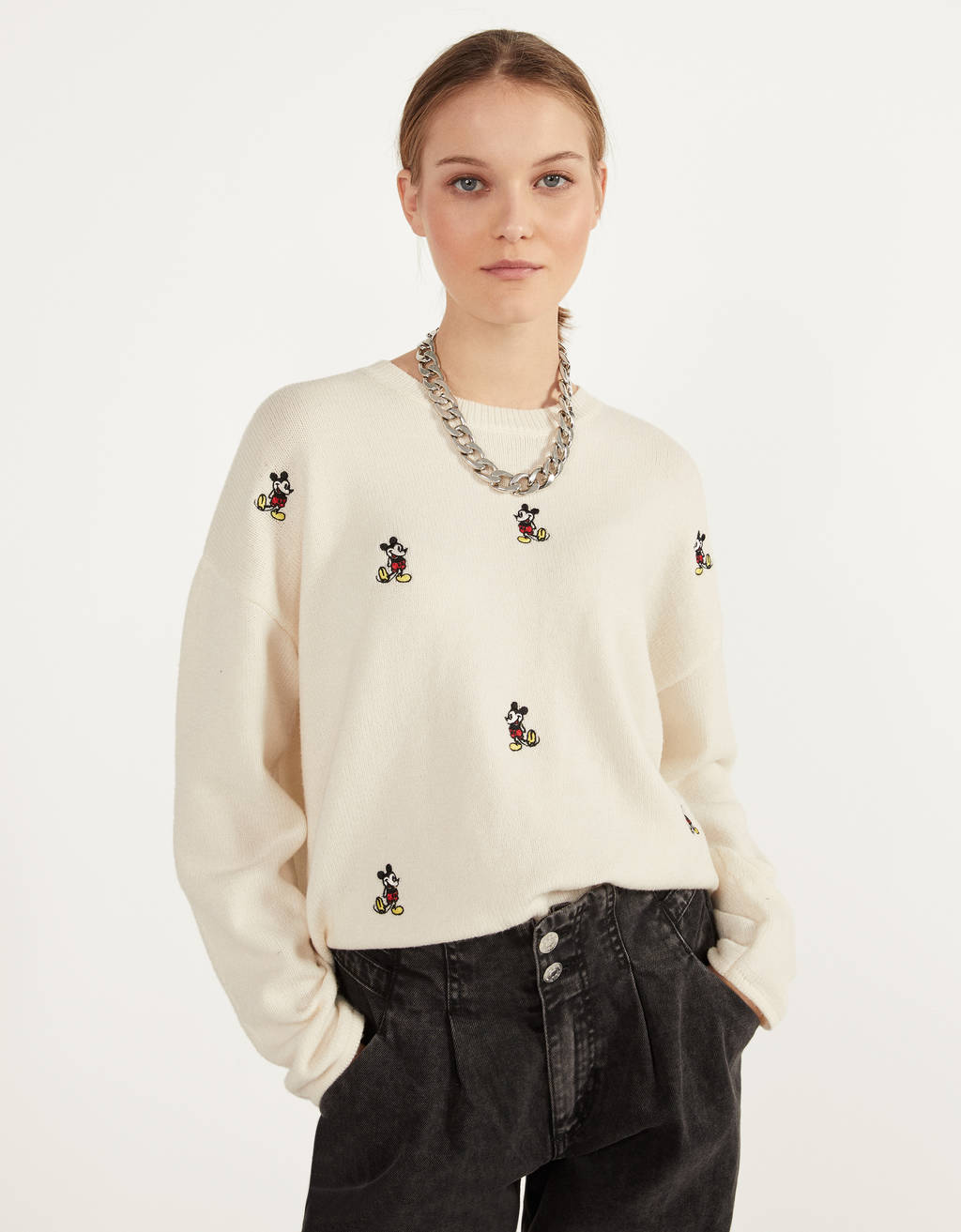 bershka mickey hoodie