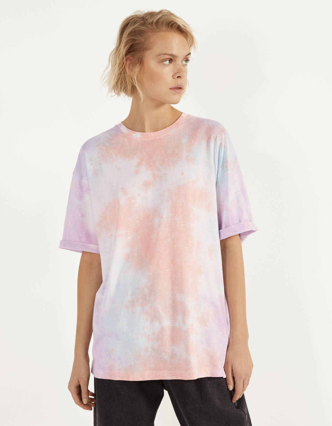 oversized t shirt bershka
