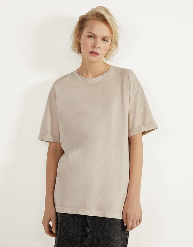 Oversized short sleeve T-shirt - Woman 