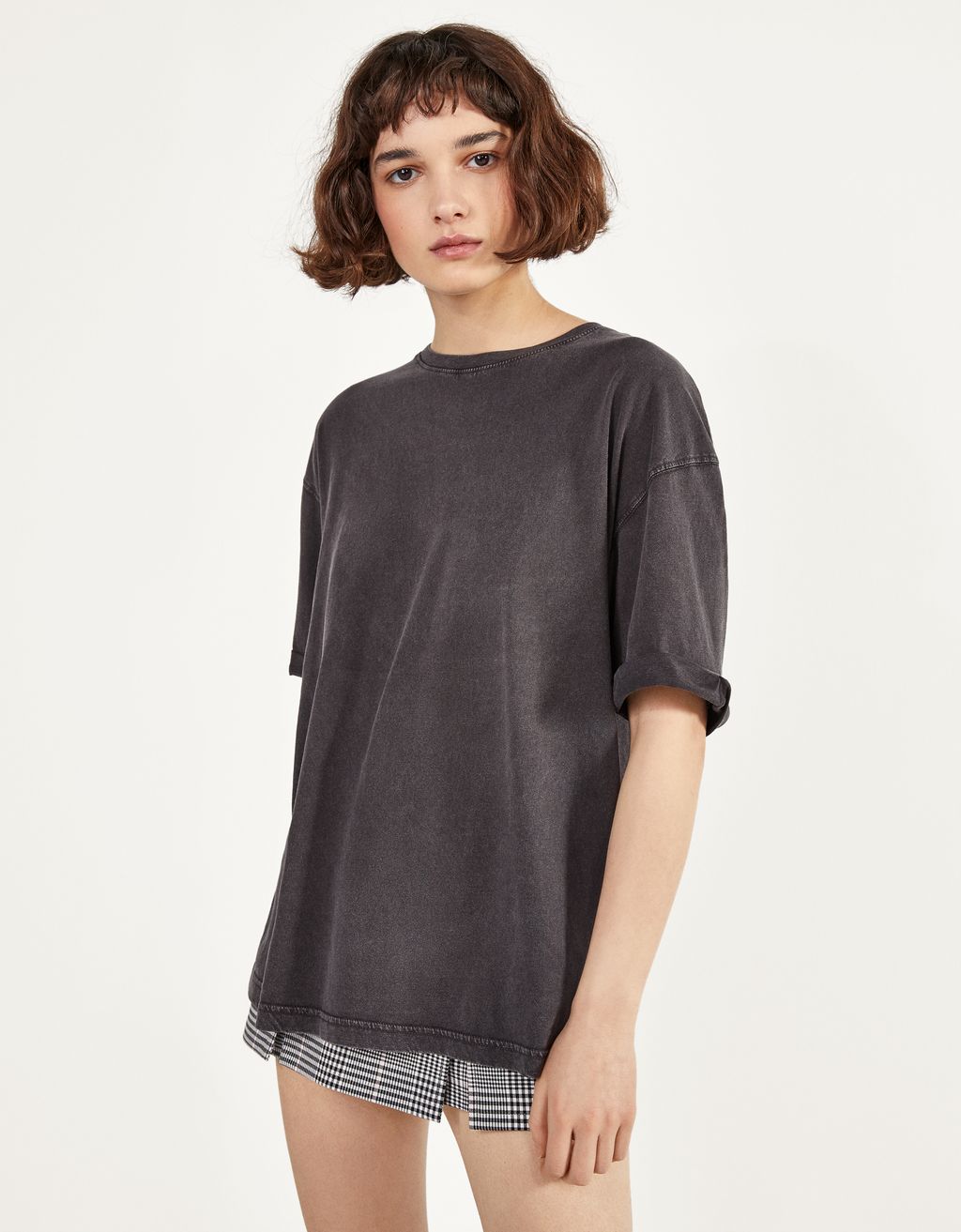 Oversized short sleeve T-shirt - null 