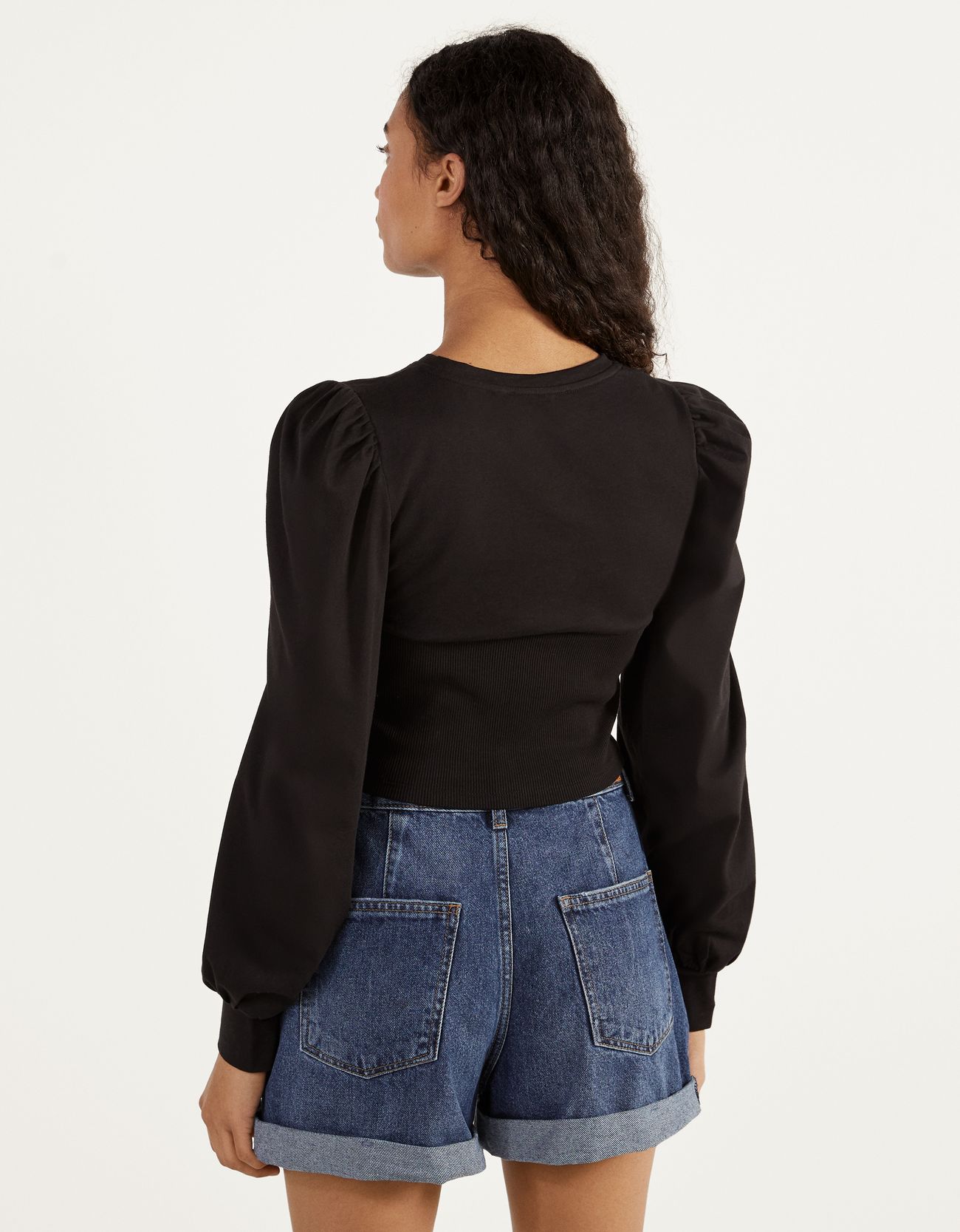 Bershka Korse model t-shirt 0 Bershka Korse model t-shirt 1