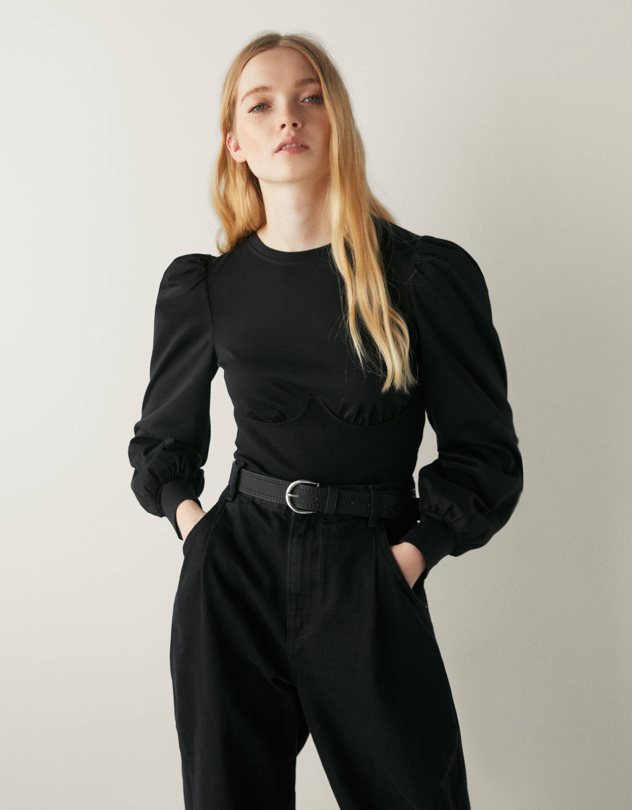 Bershka Korse model t-shirt 2 Bershka Korse model t-shirt 3