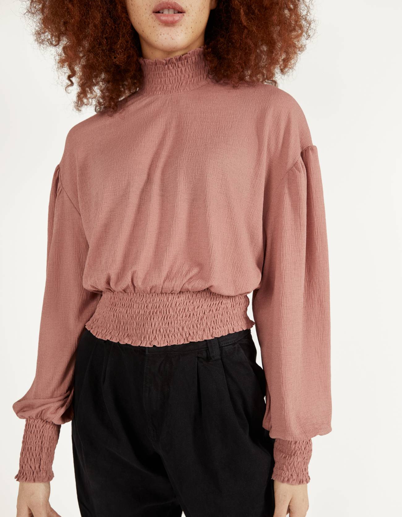 Bershka Büzgülü elastik t-shirt 6 Bershka Büzgülü elastik t-shirt 7