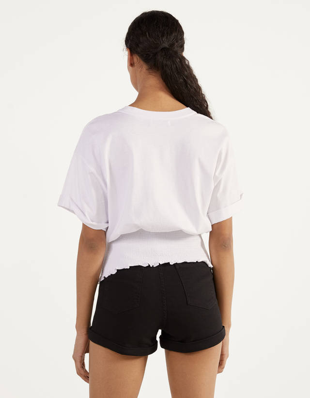 ruched t shirt