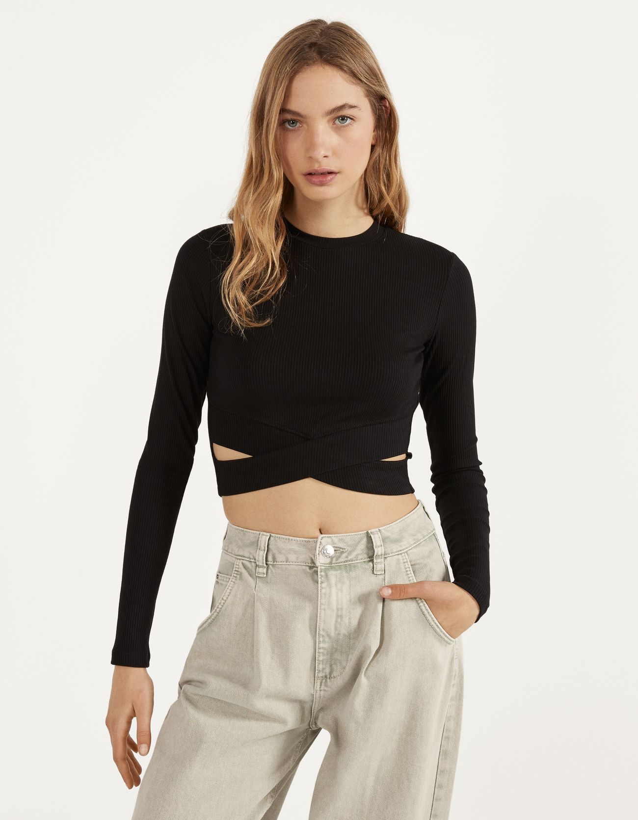 shirt with cuts on the side