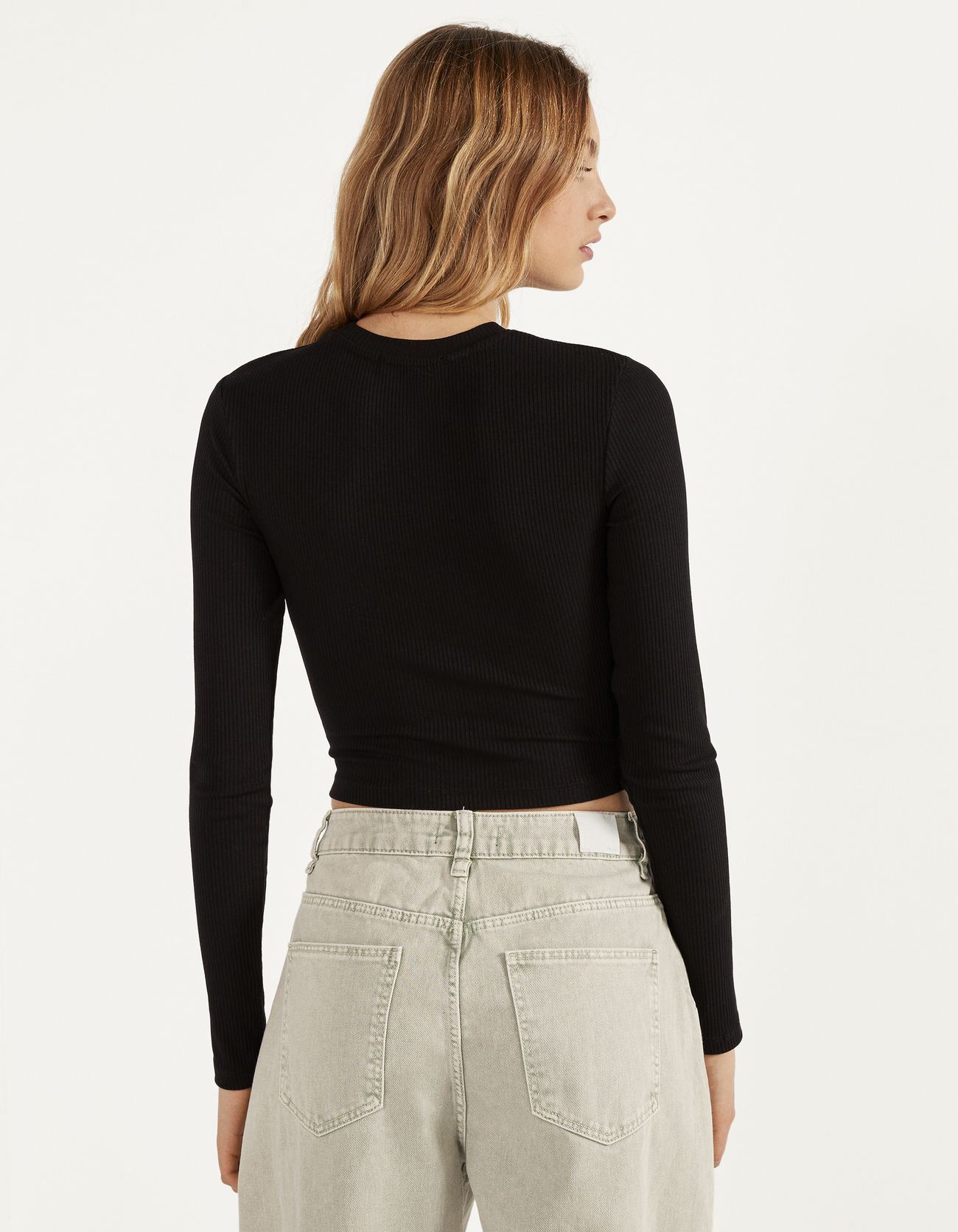Bershka Yan yırtmaçlı t-shirt 10 Bershka Yan yırtmaçlı t-shirt 11