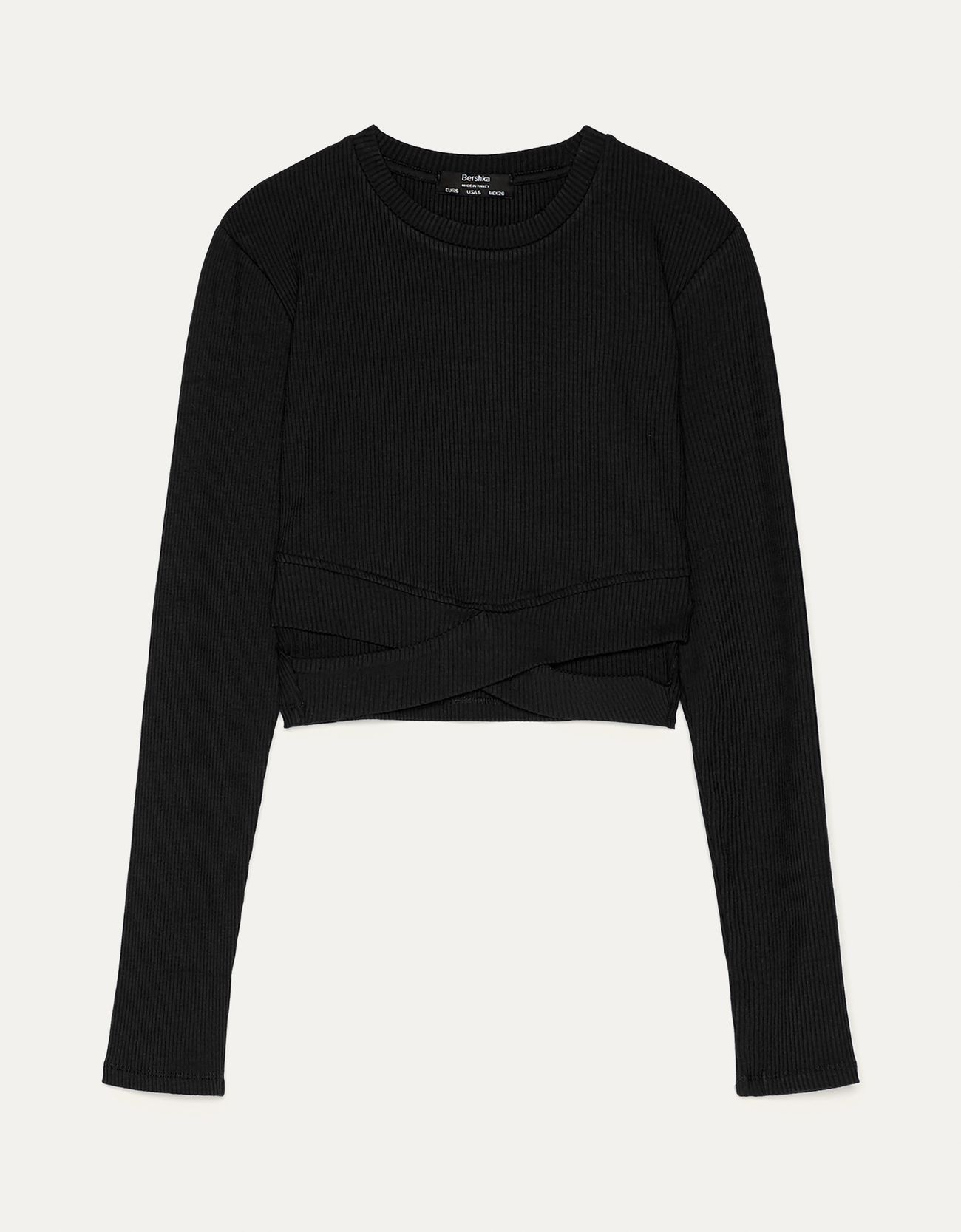 Bershka Yan yırtmaçlı t-shirt 4 Bershka Yan yırtmaçlı t-shirt 5