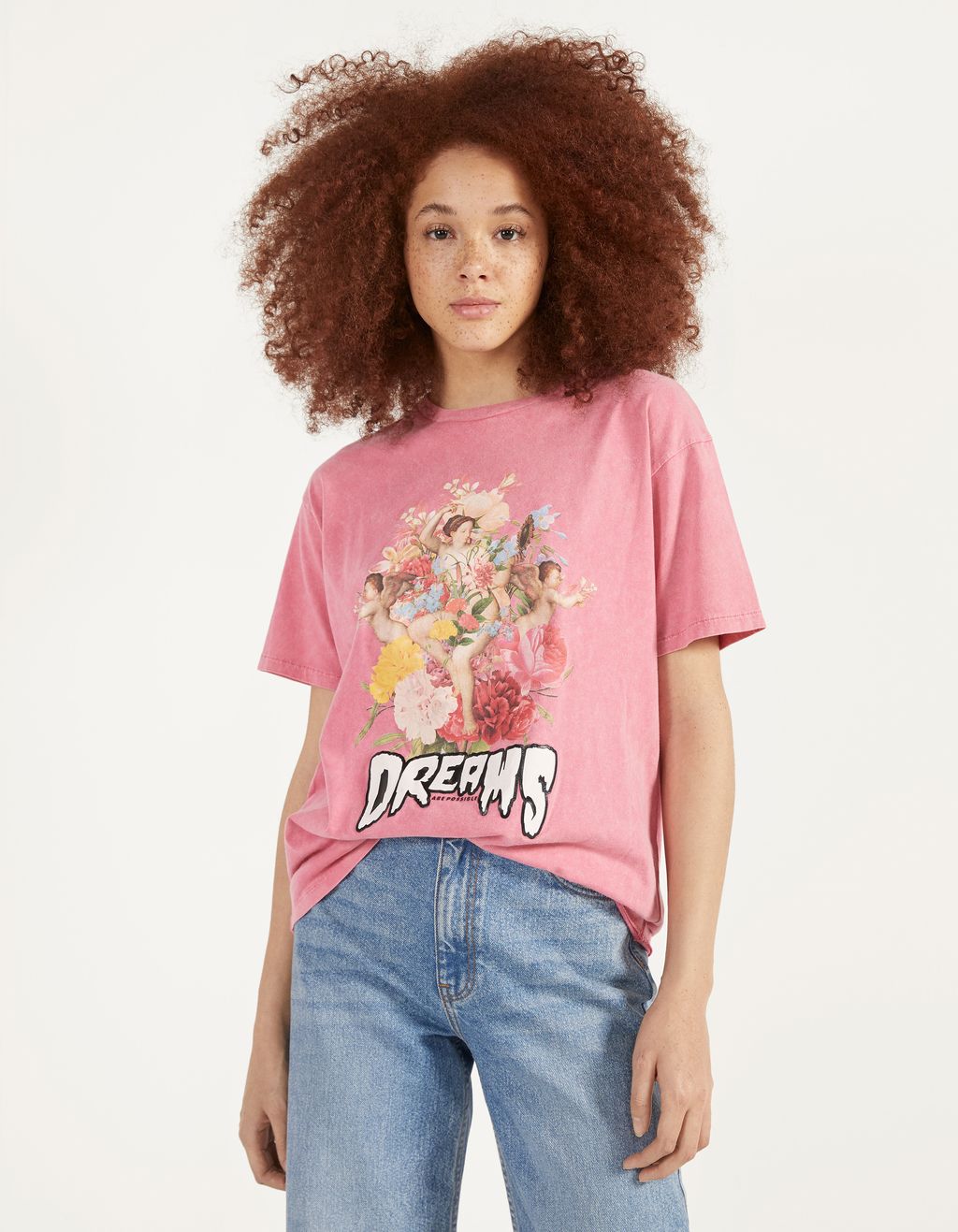 maglietta fosforescente bershka