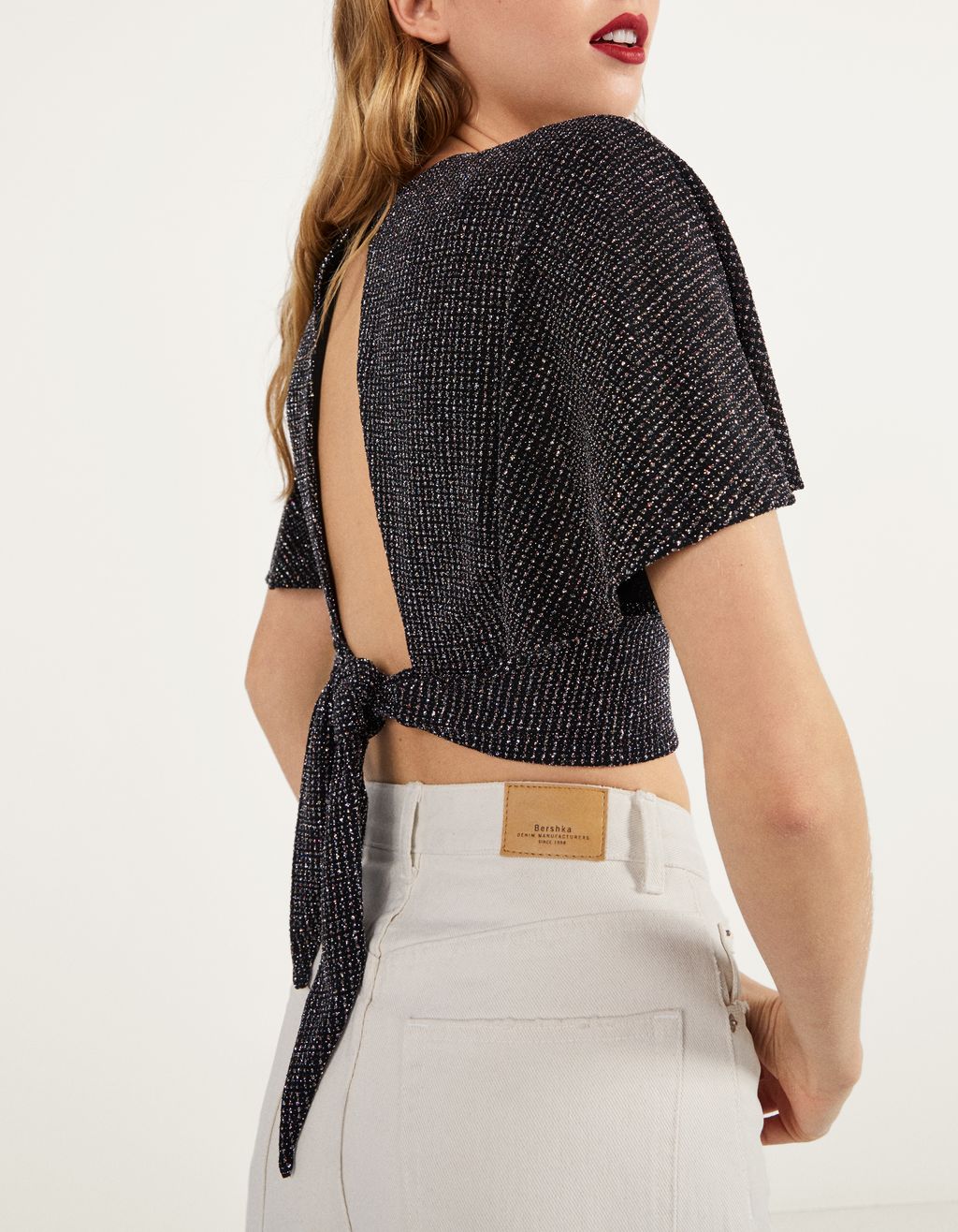 maglietta con brillantini