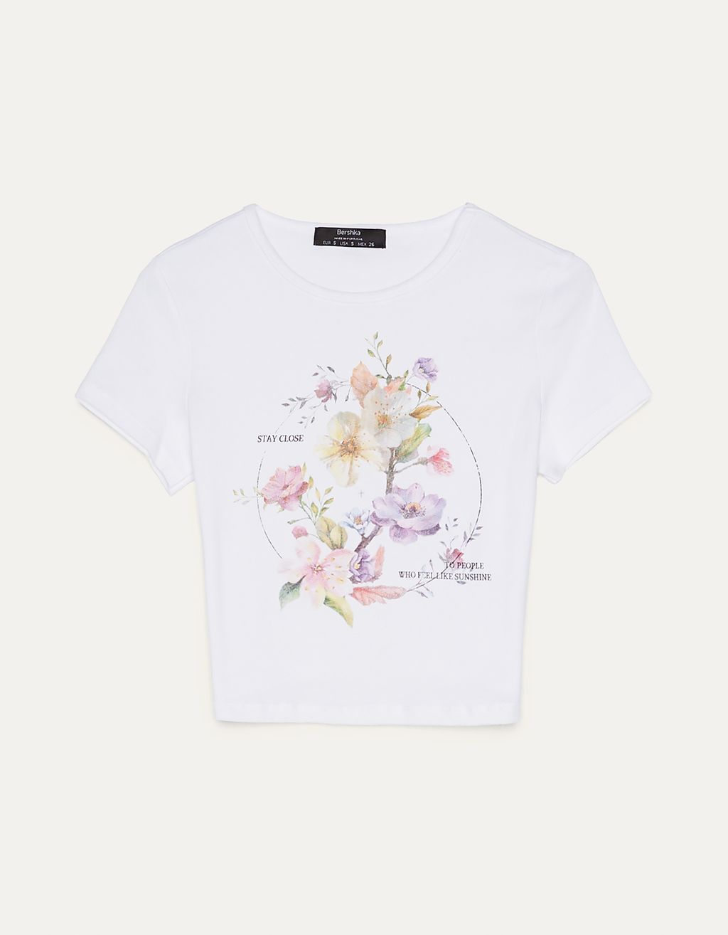 T-shirt with print - null - Bershka Poland