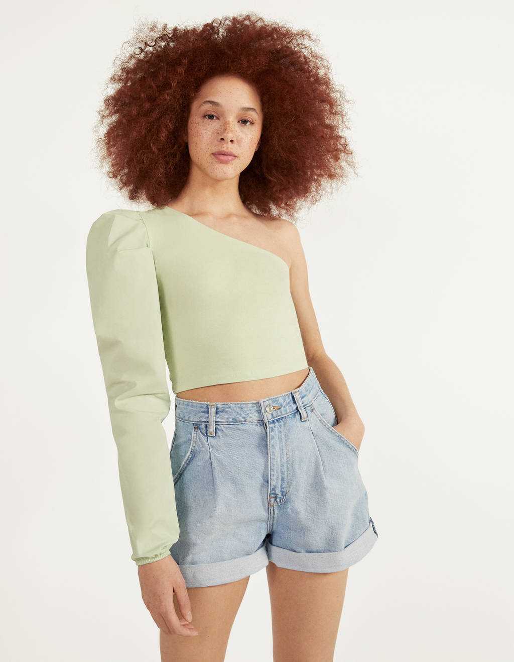 bershka mom shorts