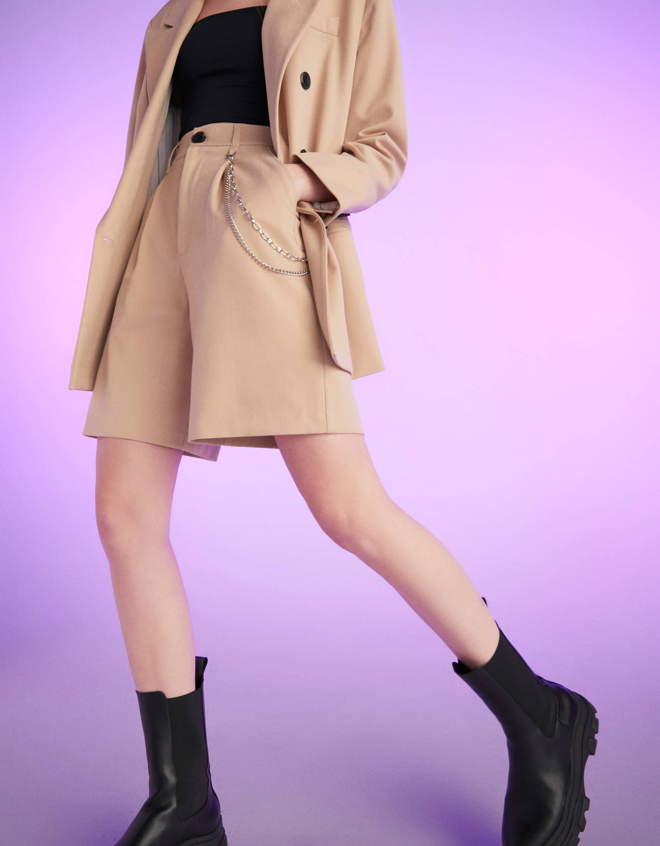 Bershka Zincirli bermuda 10 Bershka Zincirli bermuda 11