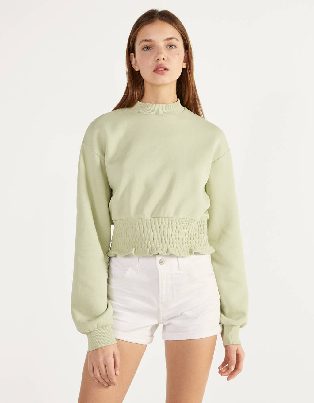 Gynaikeia Konta Pantelonia Kole3ion Anoi3h 2020 Bershka