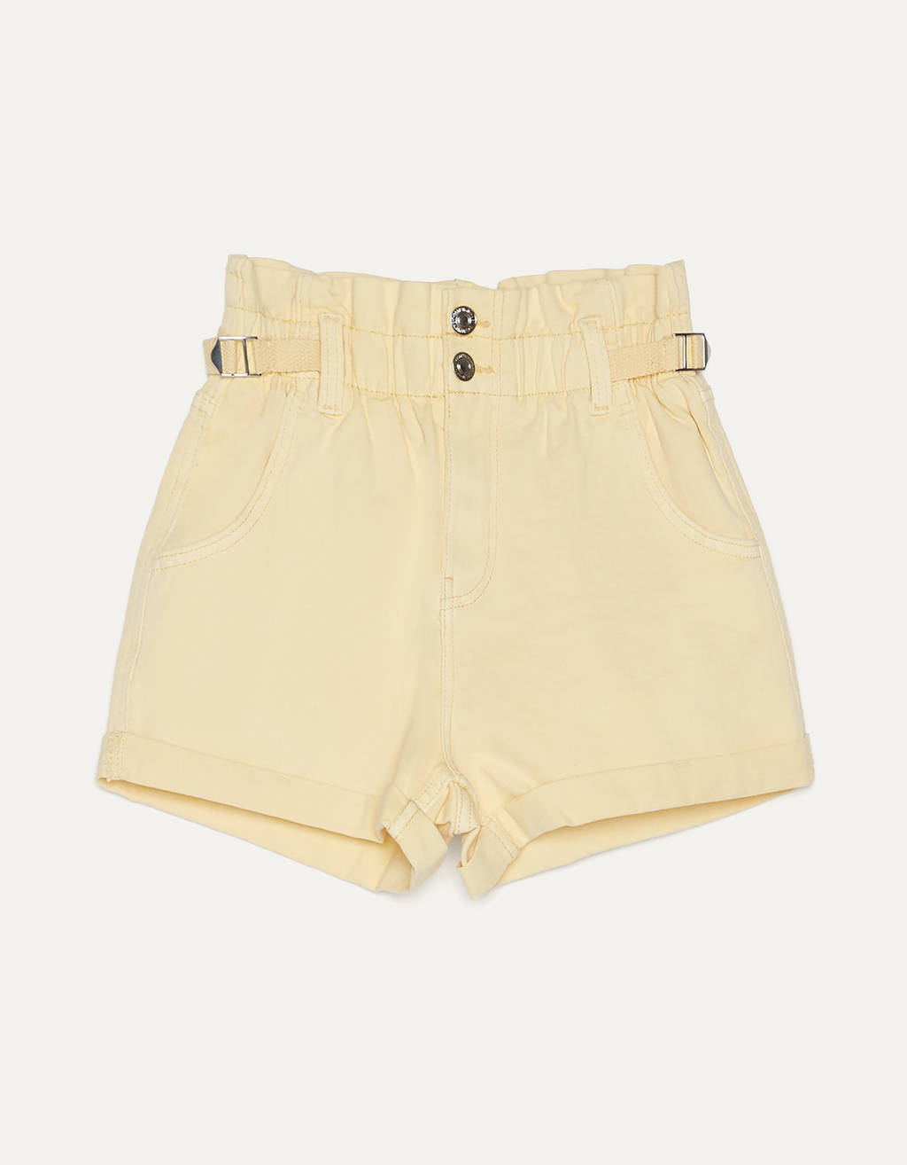 elastic waistband and belt loops 