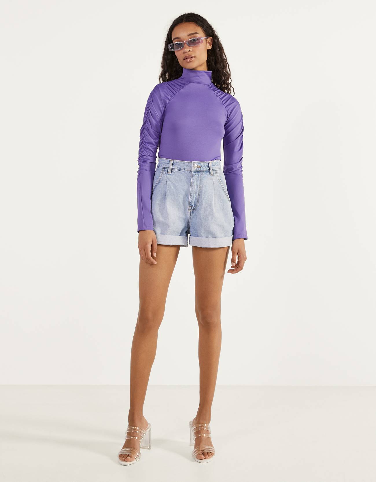 Bershka Uzun kollu drape body 6 Bershka Uzun kollu drape body 7