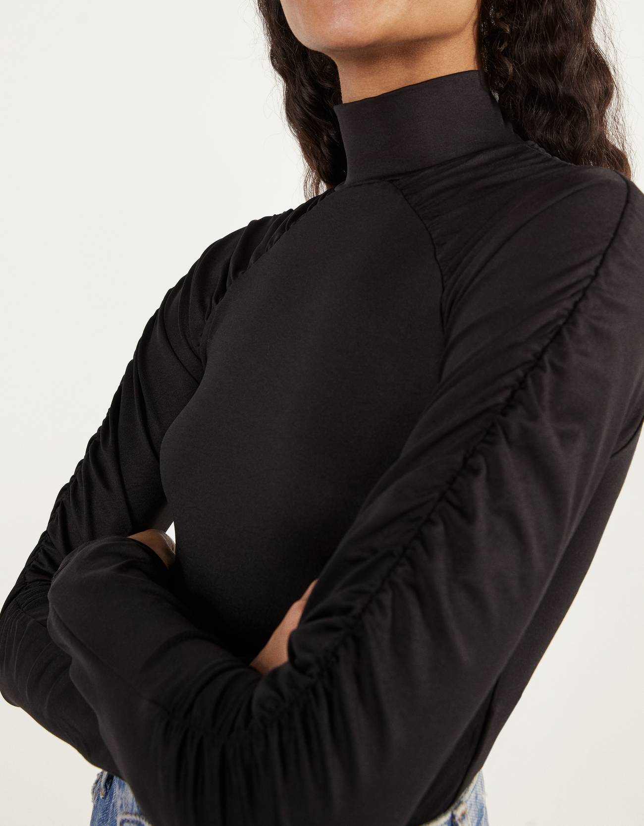 Bershka Uzun kollu drape body 10 Bershka Uzun kollu drape body 11