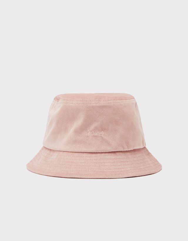 Velvet bucket hat - null - Bershka 