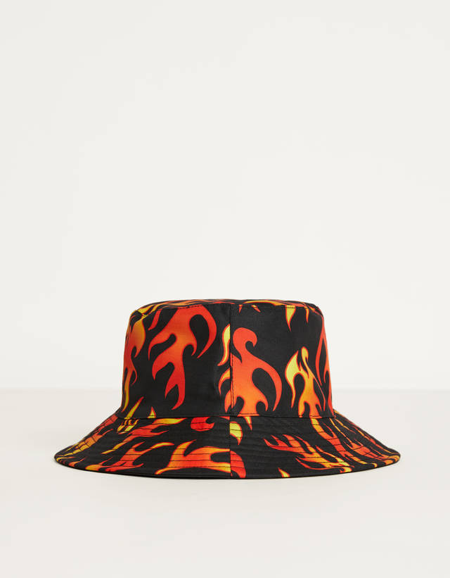 flame bucket hat