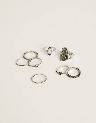 Bagues Bijoux Fantaisie Collection Femme Bershka France