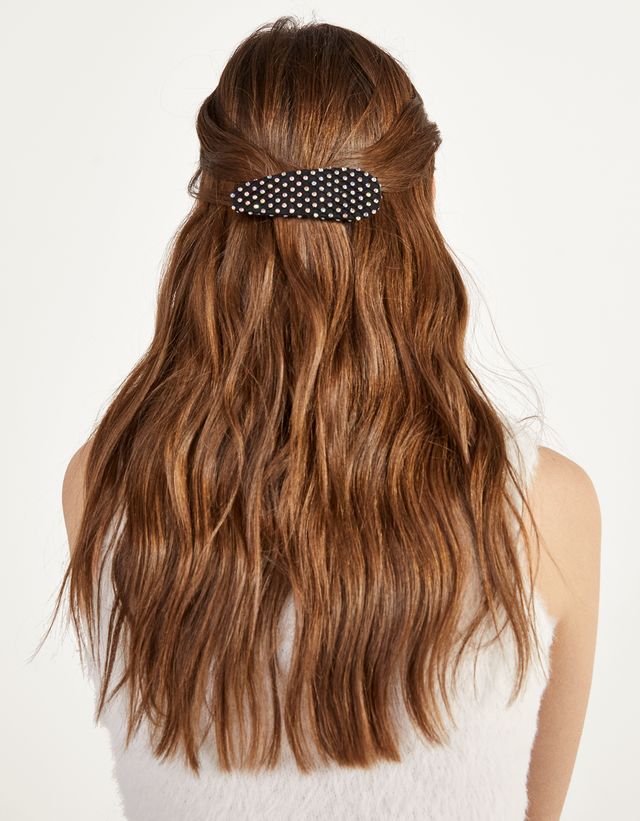 Rhinestone Encrusted Hair Clips Party Collection Bershka Qatar