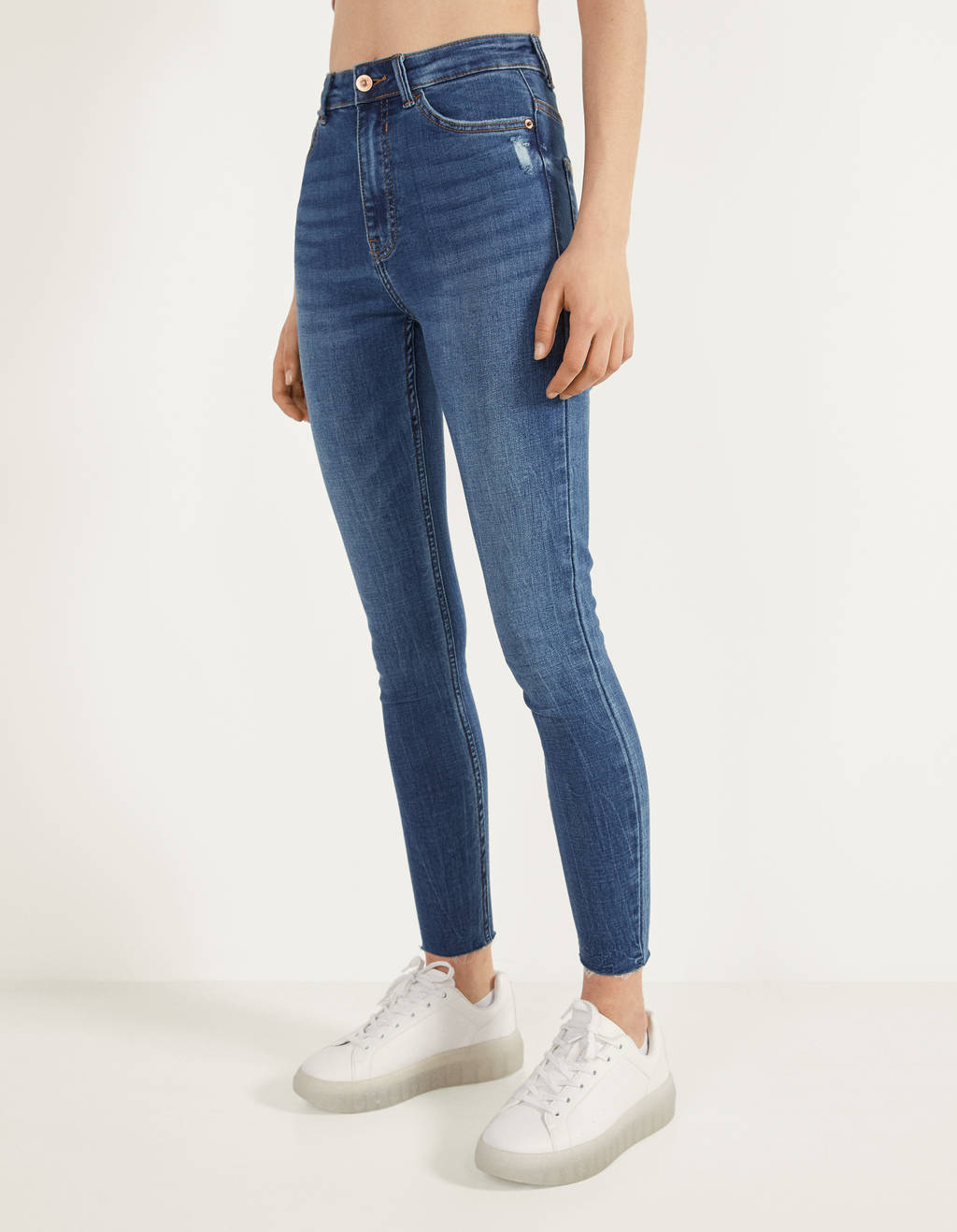 Super high waist jeans - Knitwear 
