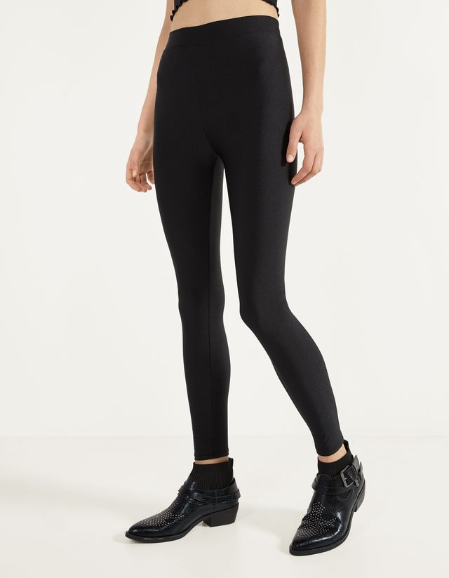 Stretchy leggings - Join Life - Bershka 