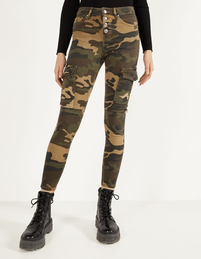 Pantalón cargo Jogger - null - Bershka Dominican Republic