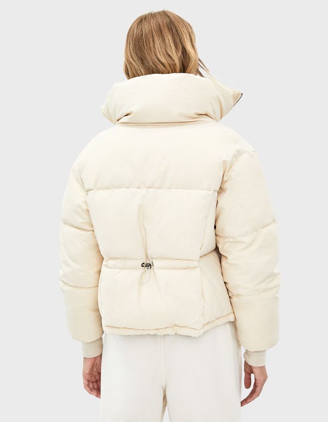 bershka nylon puffer jacket