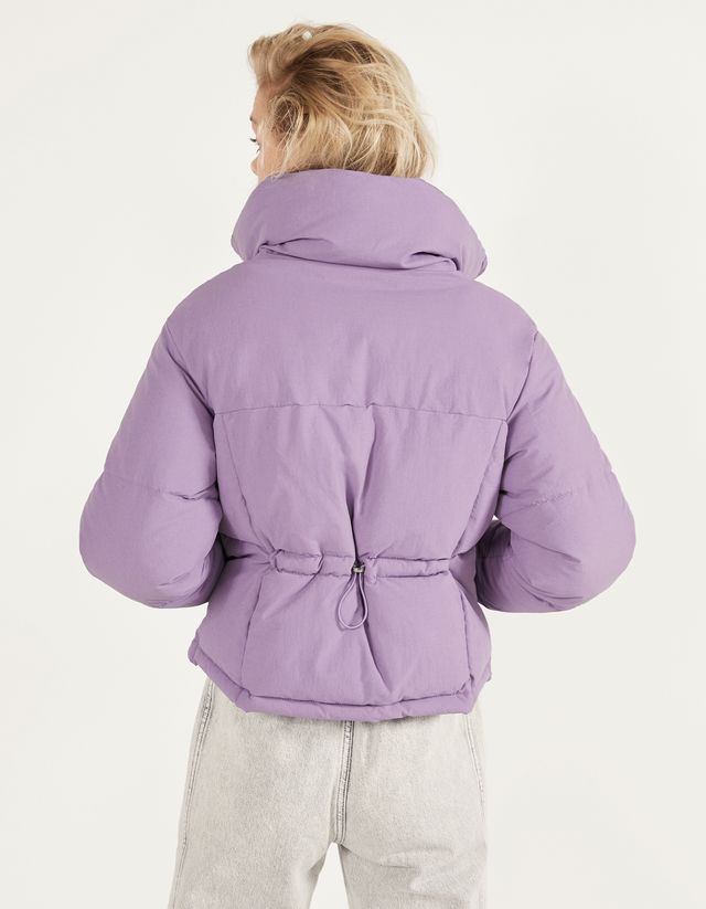 Nylon puffer jacket - null - Bershka Poland