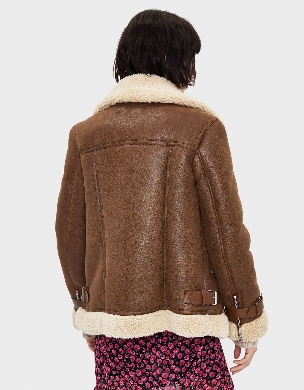 bershka double faced jacket