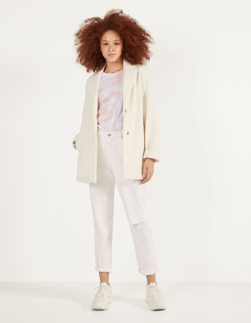 Abrigo con corte recto - COLECCIÓN - Bershka Venezuela
