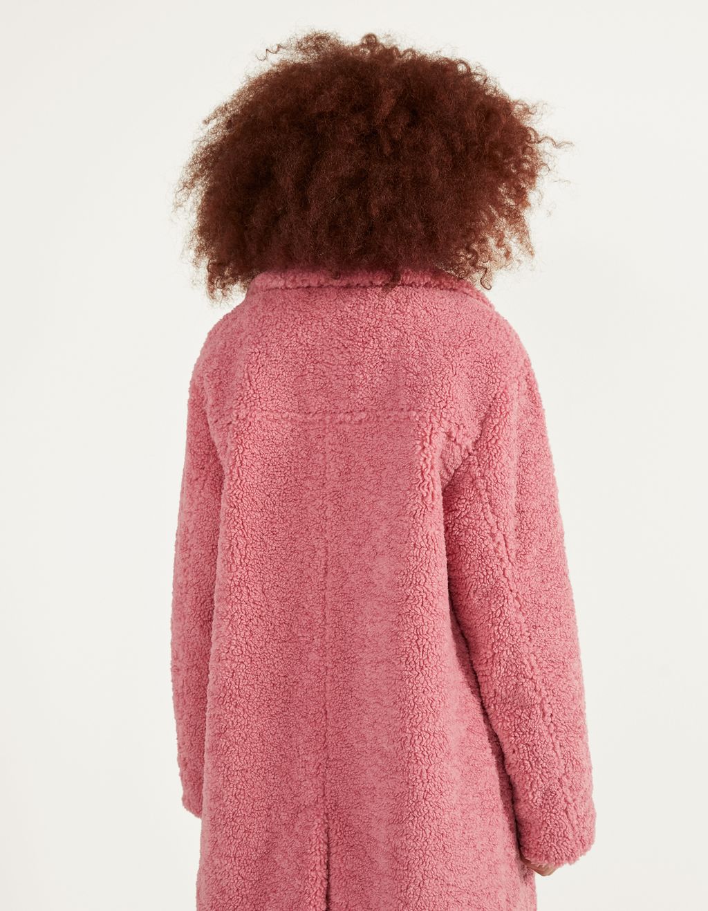 bershka pink coat