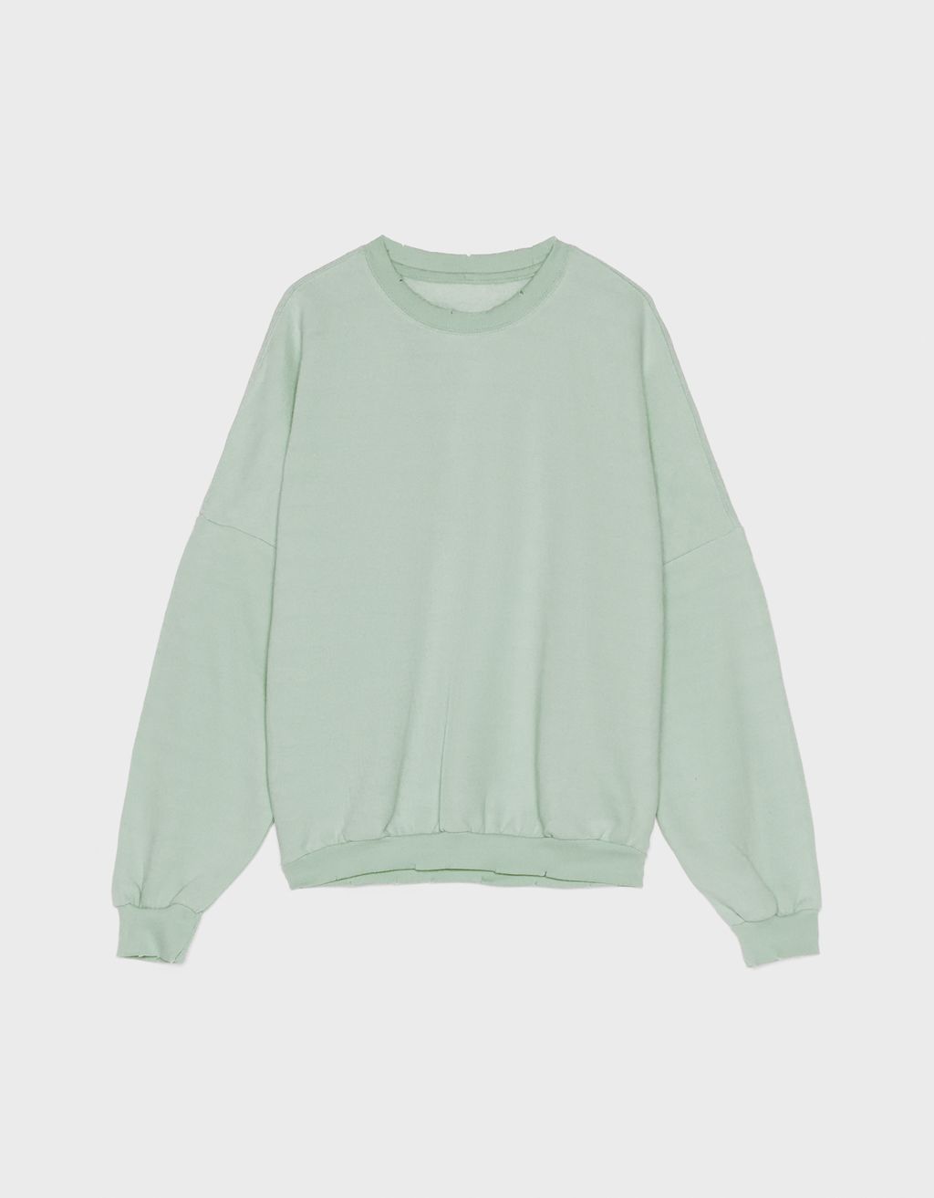 Bisiklet Yaka Sweatshirt Null Bershka Turkey