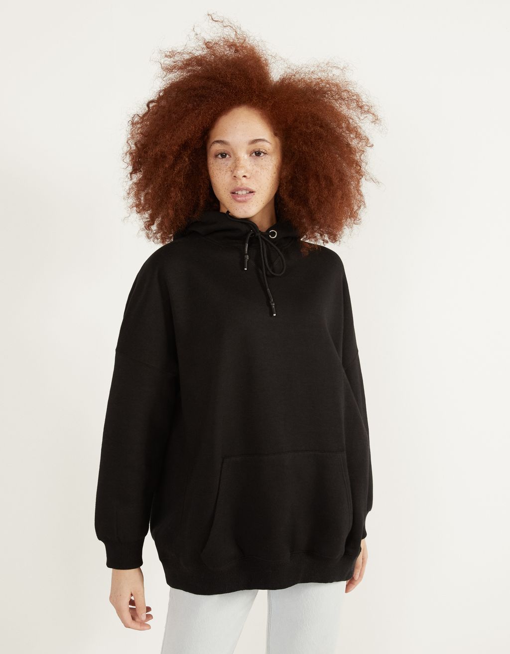 sudadera oversize bershka