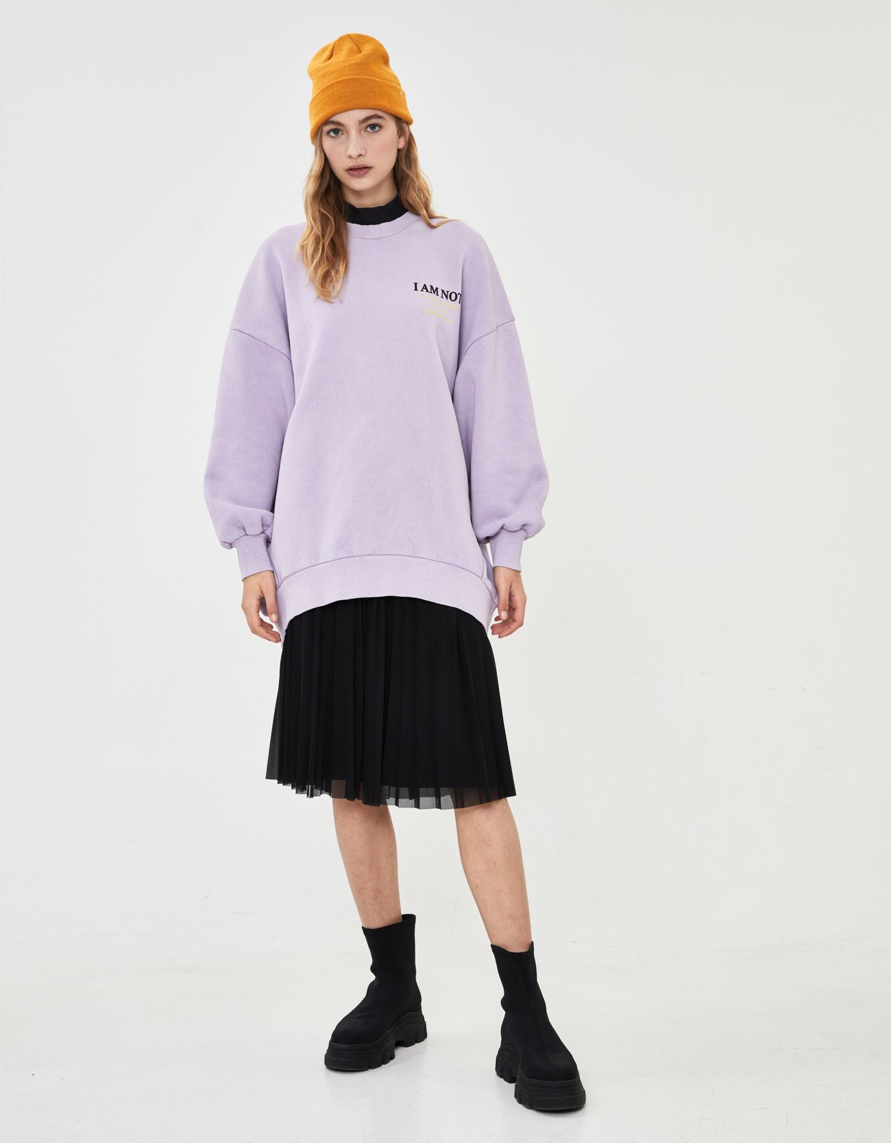 Bershka Baskılı soluk efektli sweatshirt 4 Bershka Baskılı soluk efektli sweatshirt 5