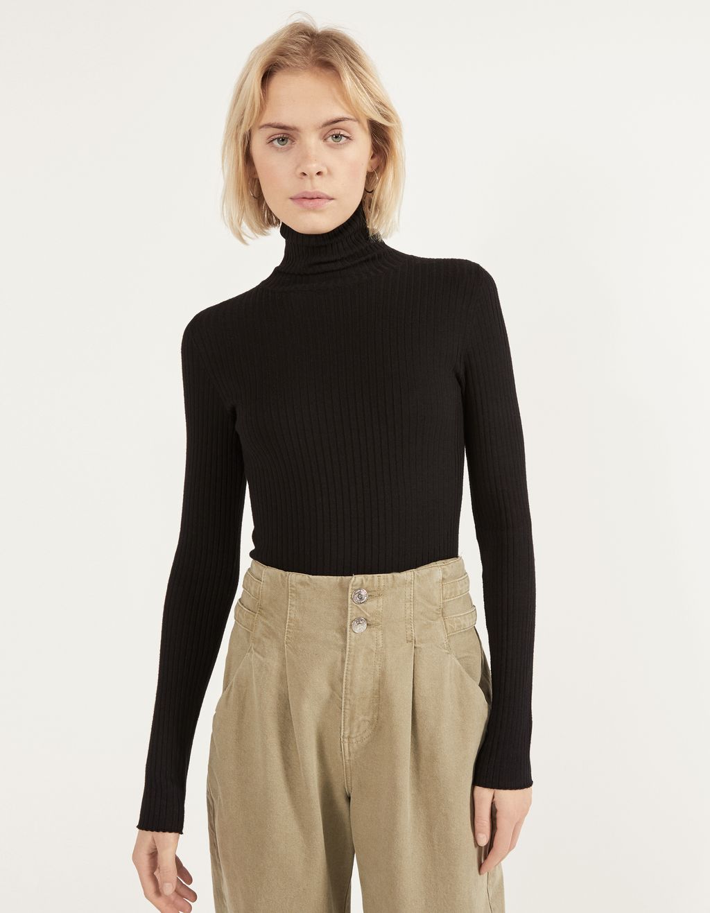 turtleneck bershka