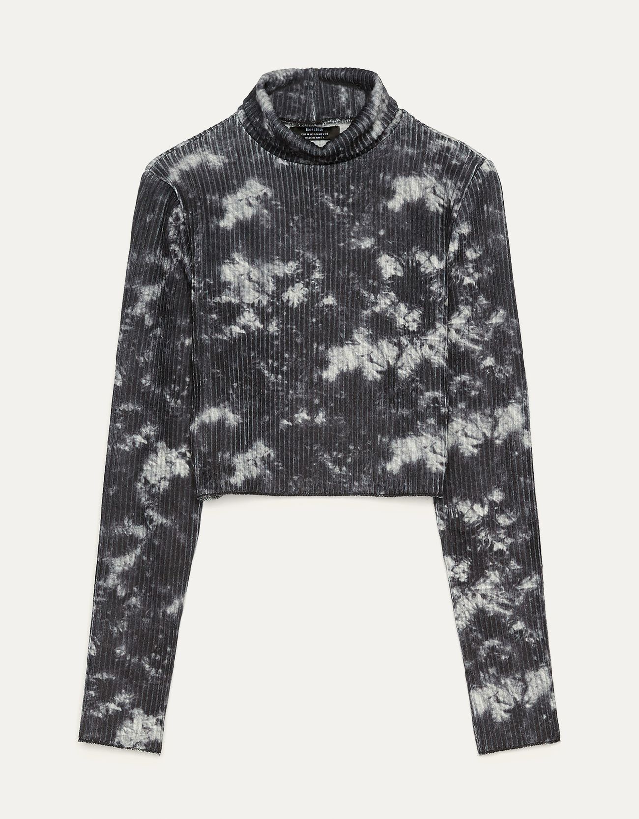 Bershka Uzun kollu balıkçı yaka crop top 6 Bershka Uzun kollu balıkçı yaka crop top 7