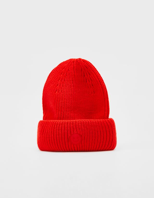 Ribbed beanie - null - Bershka Montenegro