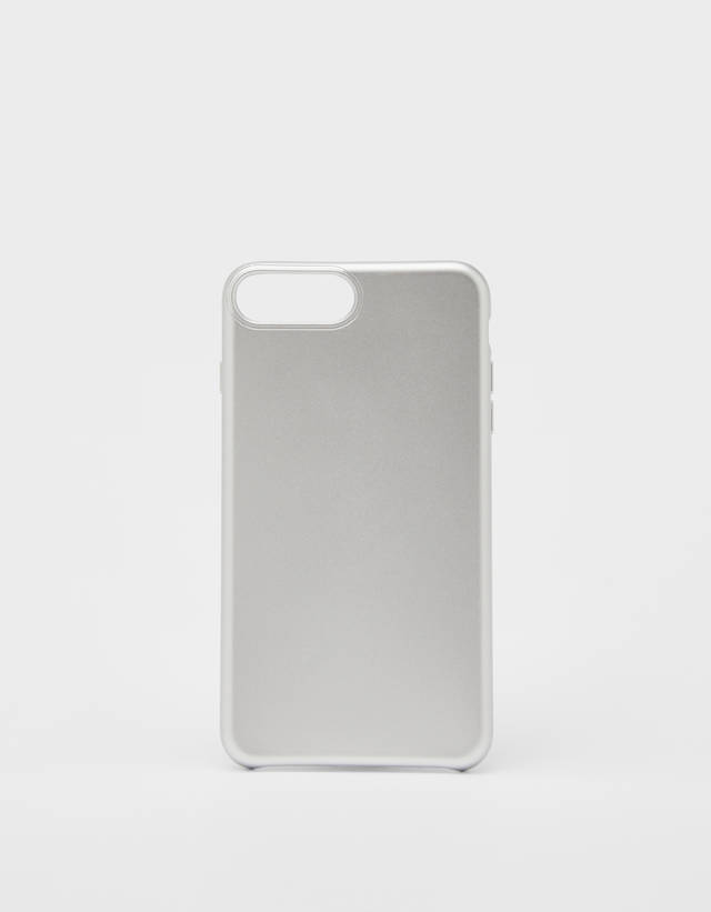 Carcasa Monocolor Iphone 6 Plus 7 Plus 8 Plus Mujer Bershka