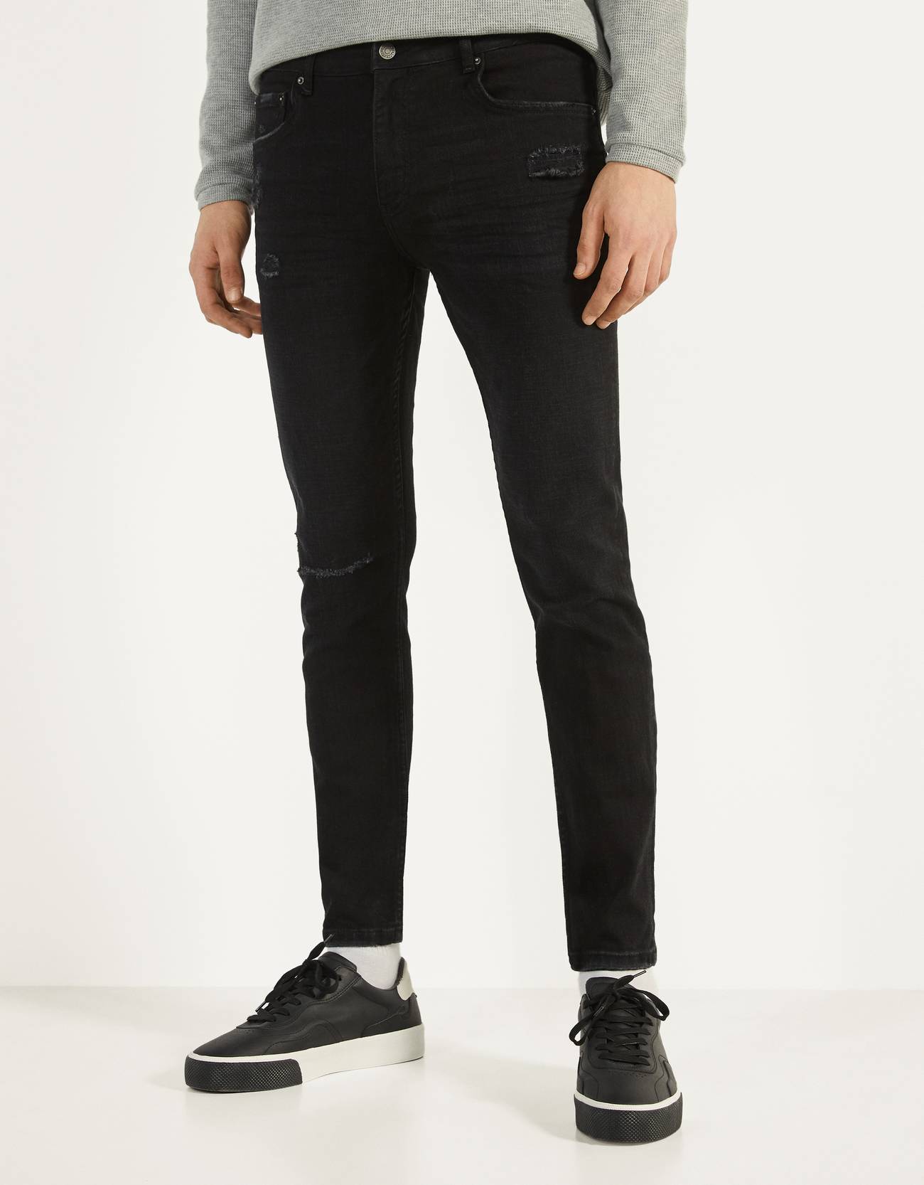 bershka super skinny jeans mens