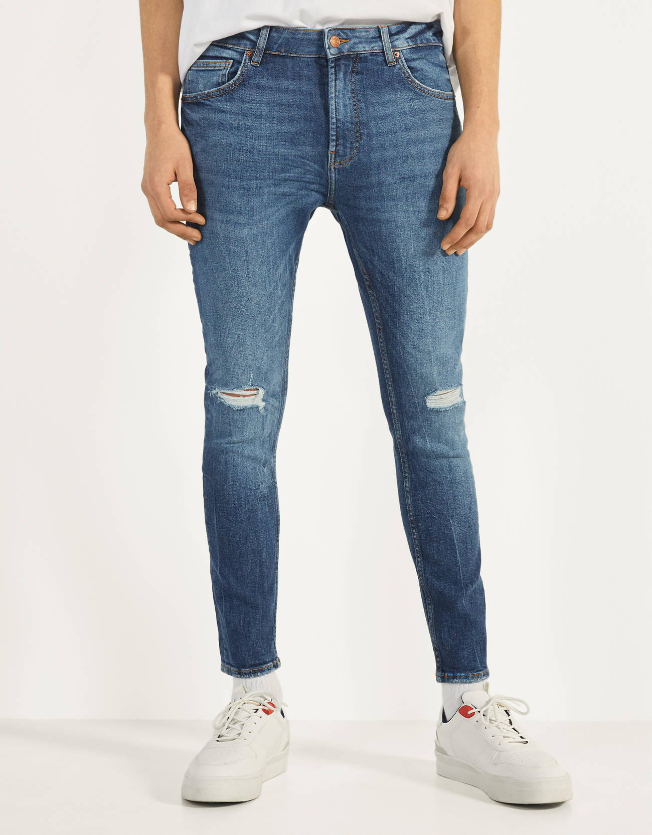 bershka denim skinny fit