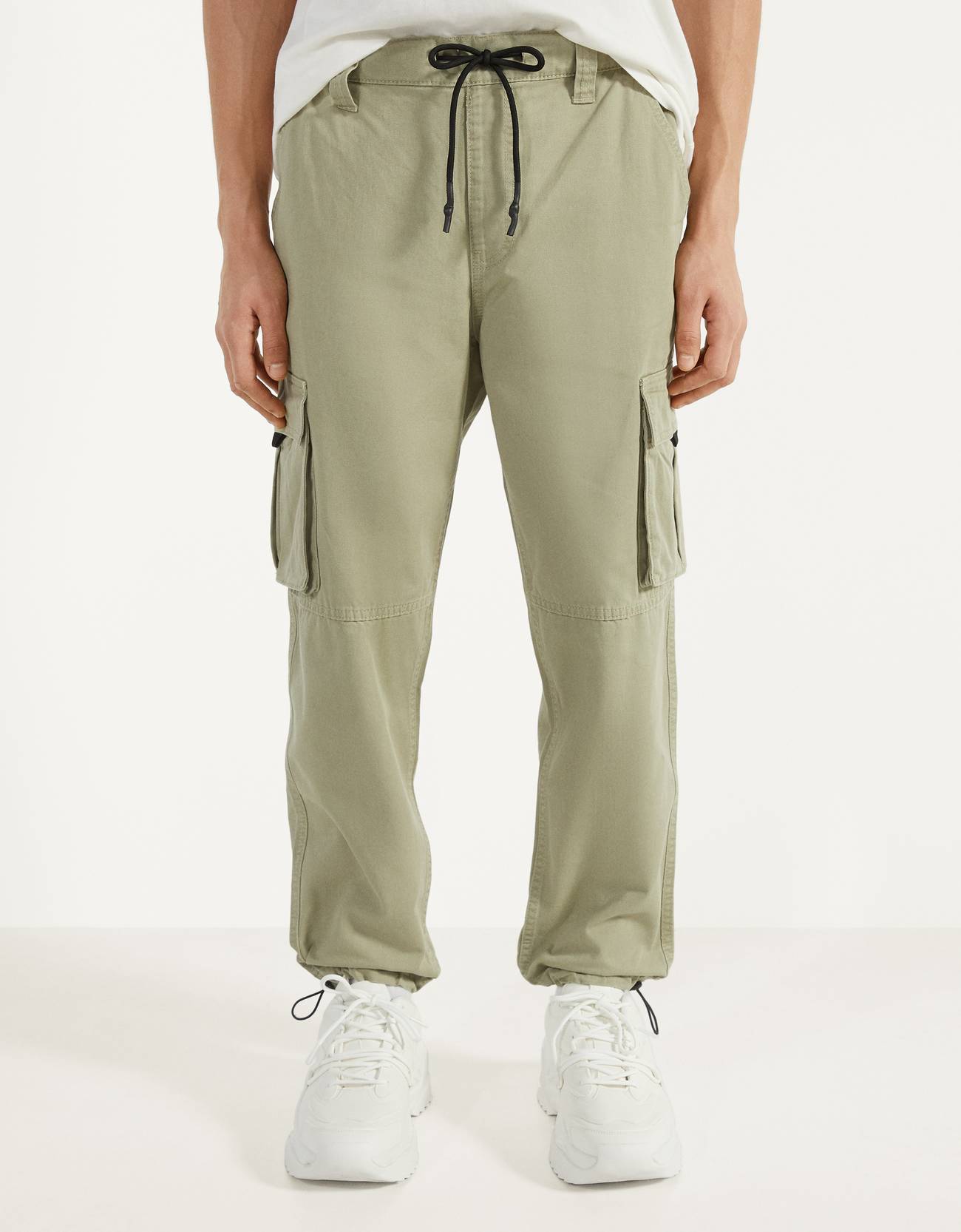 bershka cargo joggers