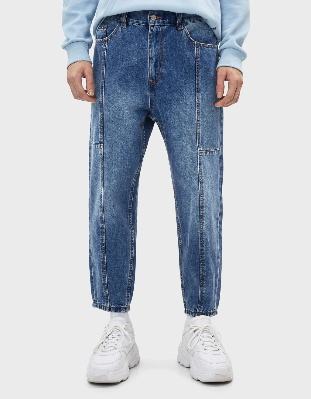 Loose fit jeans - null - Bershka Georgia